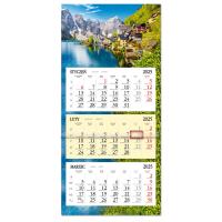 Opakowanie Kalendarz 2025 trójdzielny Górska wioska SB8-17