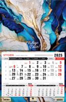 Kalendarz 2025 Trójdzielny jednodzielny Abstrakcja. Autor: Pan Kalendarzyk. SmakLiter.pl Okładka książki Kalendarz 2025 Trójdzielny jednodzielny Abstrakcja
