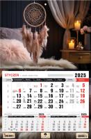 Kalendarz 2025 Trójdzielny jednodzielny Łapacz.... Autor: Pan Kalendarzyk. SmakLiter.pl Okładka książki Kalendarz 2025 Trójdzielny jednodzielny Łapacz...