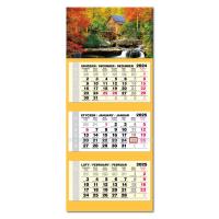 Opakowanie Kalendarz 2025 trójdzielny LUX gł. wypukły Jesień