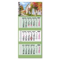 Opakowanie Kalendarz 2025 trójdzielny LUX gł. wypukły Kanary