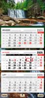 Kalendarz 2025 Trójdzielny płaska główka Karpacz. Autor: Pan Kalendarzyk. SmakLiter.pl Okładka książki Kalendarz 2025 Trójdzielny płaska główka Karpacz