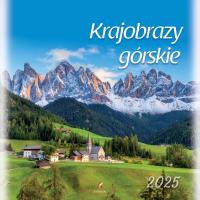Opakowanie Kalendarz 2025 wieloplanszowy Krajobrazy Górskie