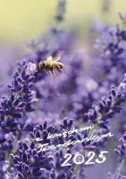 Okładka książki Kalendarz 2025 z ks. Twardowskim - pszczoła