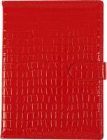 Opakowanie KALENDARZ A5 DZIENNY Z ZAPIĘCIEM 2024 KROKODYL CZERWONY