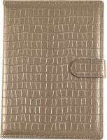 Opakowanie KALENDARZ A5 DZIENNY Z ZAPIĘCIEM 2024 KROKODYL JASNY BRĄZ