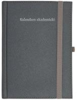 Okładka książki Kalendarz akademicki A5 tyg Cross z gumką srebrny