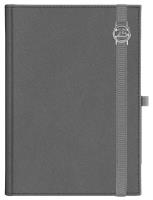 Opakowanie Kalendarz B5 dzienny Cross z gumką z azurową datówka Srebrny