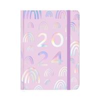 Opakowanie Kalendarz codzienny 2024 B6 Tęcza ALBI