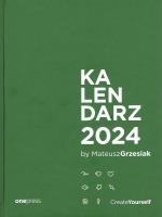Kalendarz Create Yourself 2024. Autor: Mateusz Grzesiak. SmakLiter.pl Okładka książki Kalendarz Create Yourself 2024