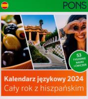 Kalendarz językowy 2024 Cały rok z Hiszpańskim PONS. Autor:   Praca zbiorowa. SmakLiter.pl Okładka książki Kalendarz językowy 2024 Cały rok z Hiszpańskim PONS