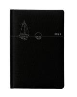 Opakowanie Kalendarz książkowy 2024 A5 dzienny haft czarny