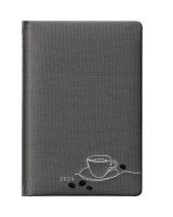 Opakowanie Kalendarz książkowy 2024 A5 dzienny haft szary