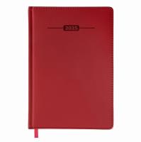 Opakowanie Kalendarz książkowy 2025 A5 czerwony EASY