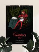 Okładka książki KALENDARZ LITERACKI A3 2023