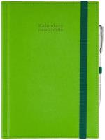 Okładka książki Kalendarz naucz. 2024/2025 A5 D gumka seledyn
