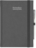 Okładka książki Kalendarz naucz. 2024/2025 A5 tyg. gumka czarny