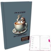 Opakowanie Kalendarz nauczyciela 2024/2025 A5 tygodniowy Leniwiec kawa