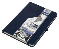 Kalendarz pedagoga 2024/25 A5 tyg Salsa granatowy. Wydawca: ELEFANT. SmakLiter.pl Opakowanie Kalendarz pedagoga 2024/25 A5 tyg Salsa granatowy