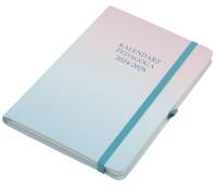 Kalendarz pedagoga 2024/25 A5 tyg Salsa kolorowy. Wydawca: ELEFANT. SmakLiter.pl Opakowanie Kalendarz pedagoga 2024/25 A5 tyg Salsa kolorowy