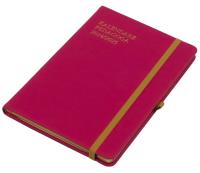 Kalendarz pedagoga 2024/25 A5 tyg Salsa różowy. Wydawca: ELEFANT. SmakLiter.pl Opakowanie Kalendarz pedagoga 2024/25 A5 tyg Salsa różowy