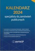 Kalendarz specjalisty ds. zamówień publicznych 2024. Autor: Bełdowska Katarzyna. SmakLiter.pl Okładka książki Kalendarz specjalisty ds. zamówień publicznych 2024