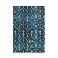 Okładka książki Kalendarz tygodniowy mini 2024 Blue Velvet