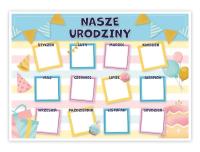 Opakowanie Kalendarz urodzinowy