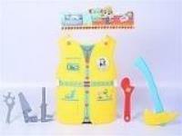 Opakowanie Kamizelka i narzędzia budowlańca