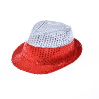Opakowanie Kapelusz cekiny Biało-Czerwoni