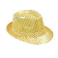 Opakowanie Kapelusz cekiny złoty