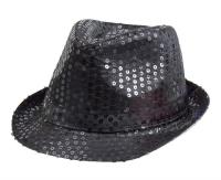 Opakowanie Kapelusz czarny cekin