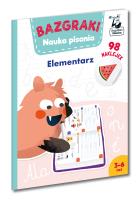 Kapitan Nauka Bazgraki Nauka pisania Elementarz. Autor: Antonina Szulczyk. SmakLiter.pl Okładka książki Kapitan Nauka Bazgraki Nauka pisania Elementarz