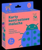 Kapitan Nauka. Karty kontrastowe malucha. Autor: Barbara Pakuła, Agata Matraś. SmakLiter.pl Okładka książki Kapitan Nauka. Karty kontrastowe malucha