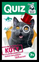 Kapitan nauka. Quiz Koty. Autor: Małgorzata Biegańska-Hendryk. SmakLiter.pl Okładka książki Kapitan nauka. Quiz Koty