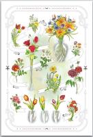 Opakowanie Karnet 12x18 cm B-BD 502 082 + koperta Kwiaty