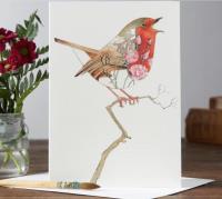 Opakowanie Karnet A014 B6 + koperta Śpiewający rudzik