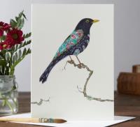 Opakowanie Karnet A046 B6 + koperta Ptak kos