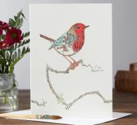 Karnet A049 B6 + koperta Ptak rudzik. Wydawca: DM Collection. SmakLiter.pl Opakowanie Karnet A049 B6 + koperta Ptak rudzik