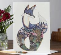 Karnet A060 B6 + koperta Niebieski lis. Wydawca: DM Collection. SmakLiter.pl Opakowanie Karnet A060 B6 + koperta Niebieski lis