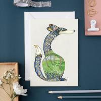 Opakowanie Karnet A143 B6 + koperta Wilk