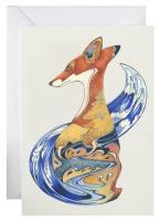 Opakowanie Karnet A165 B6 + koperta Lis w chmurach