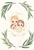 Opakowanie Karnet A5 Chrzest Aniołki