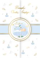 Opakowanie Karnet A5 koperta Chrzest niebieski