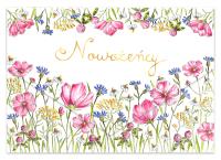 Opakowanie Karnet A5 ślub polne kwiaty