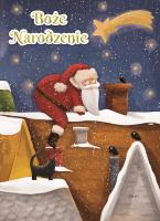 Opakowanie Karnet B6 BN Mikołaj w kominie