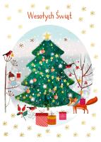 Opakowanie Karnet B6 Boże Narodzenie Choinka