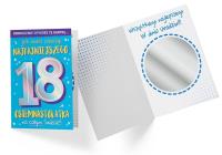 Opakowanie Karnet B6 DK-921 Urodziny 18 lusterko