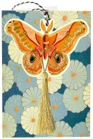 Opakowanie Karnet B6 i zawieszka z kopertą - Pomarańczowa ćma