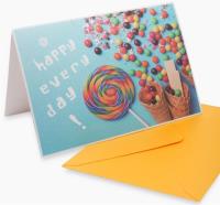 Opakowanie Karnet B6 JCM-19-7-18 metalizowany Słodkości